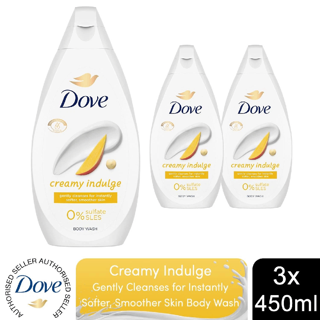 Dove Creamy Indulge Moisturizing Body Wash – 450ml