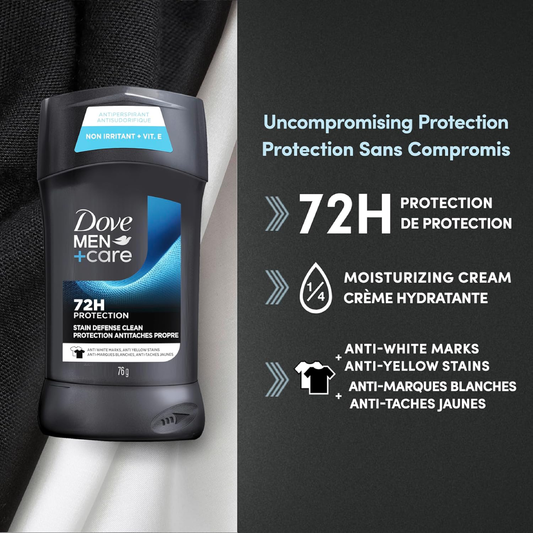 Dove Men+Care Stain Defense Antiperspirant Stick 76g