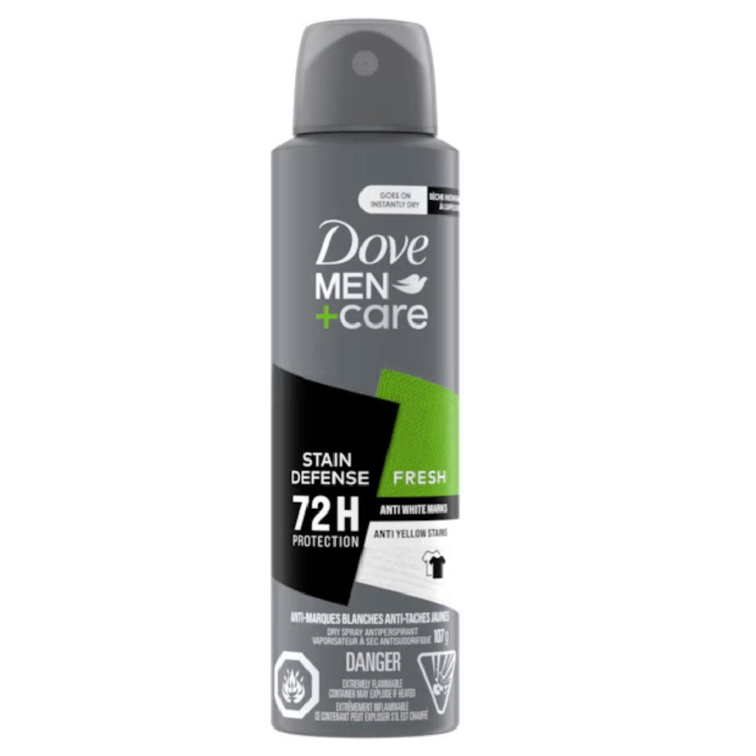 Dove Men+Care Stain Defense Fresh Dry Spray 107g
