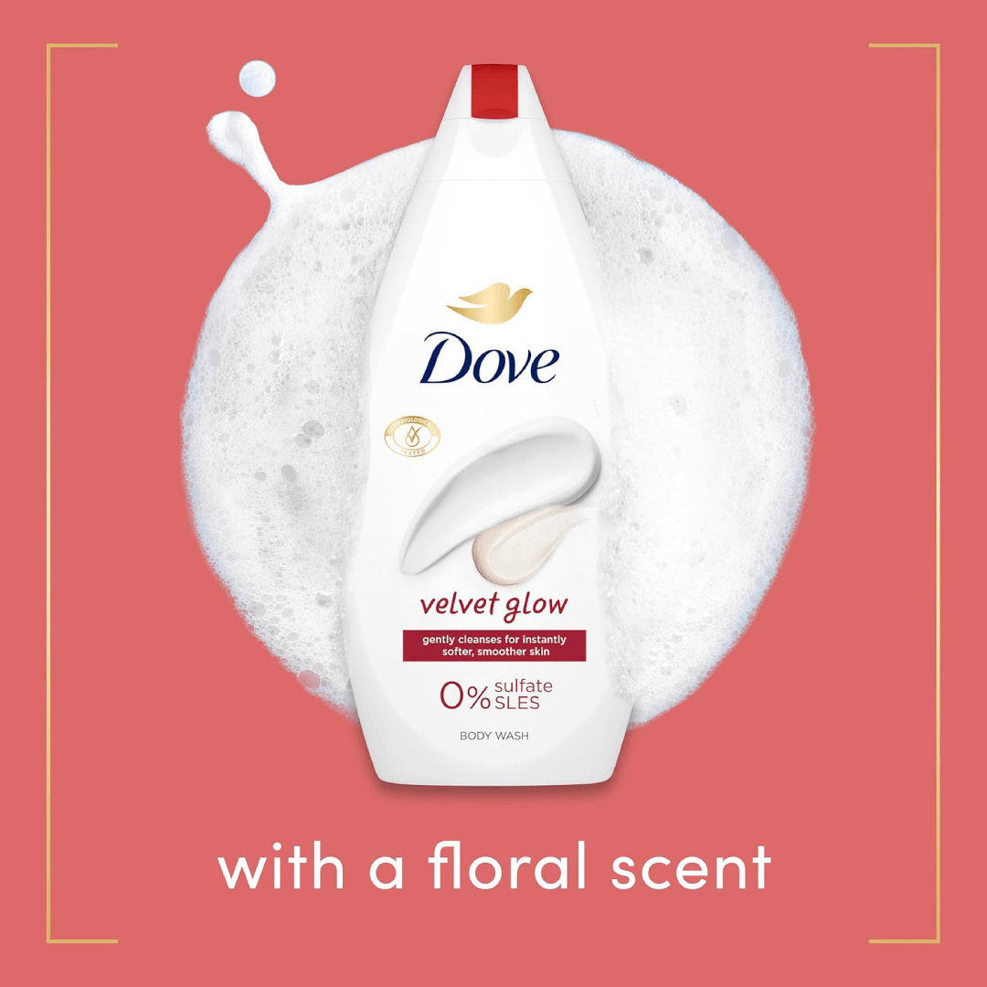 Dove Velvet Glow Body Wash 450ml