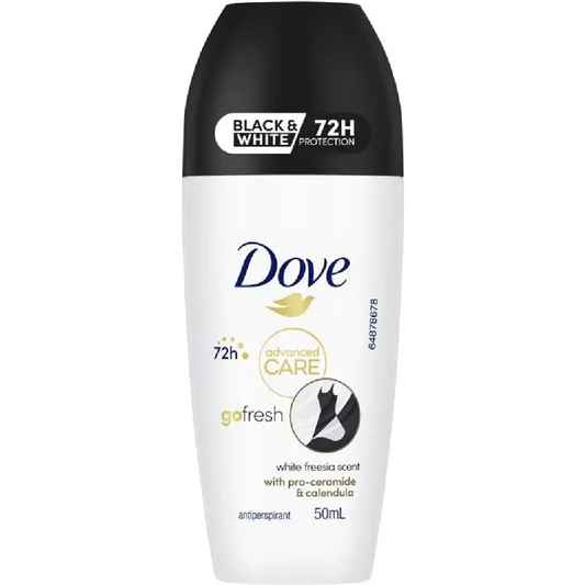 Dove Advanced Care Roll-On 72H Black & White 50ml