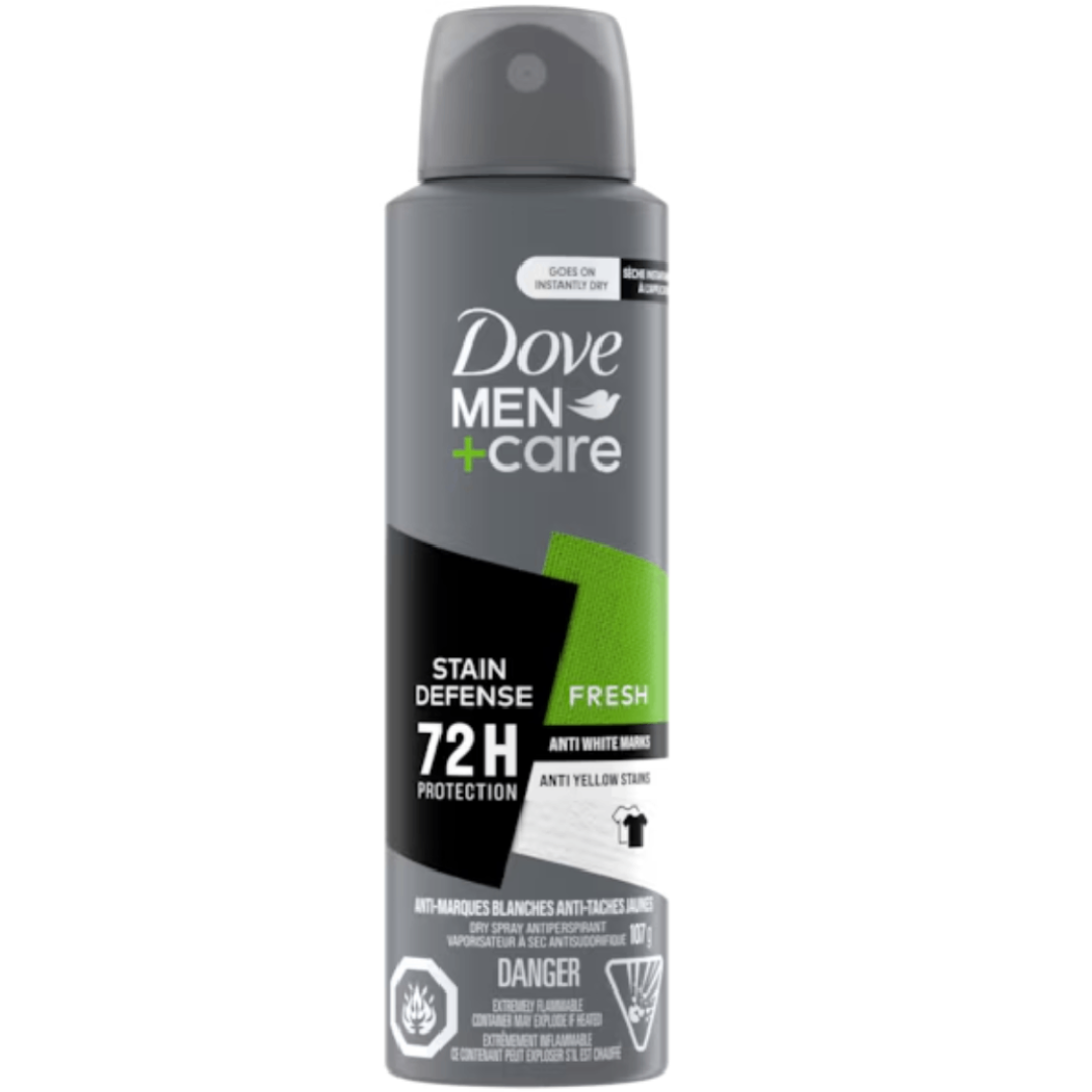 Dove Men+Care Stain Defense Fresh Dry Spray 107g
