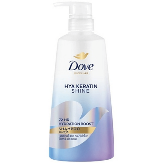 Dove Micellar HYA Keratin Shine Shampoo 370ml