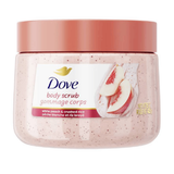 Dove White Peach &amp; Crushed Rice Body Scrub 425g