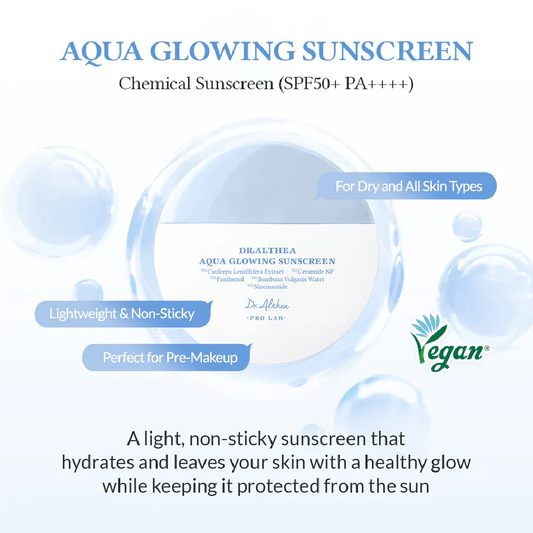 Dr. Althea Aqua Glowing Sunscreen SPF50+ PA++++ 45ml