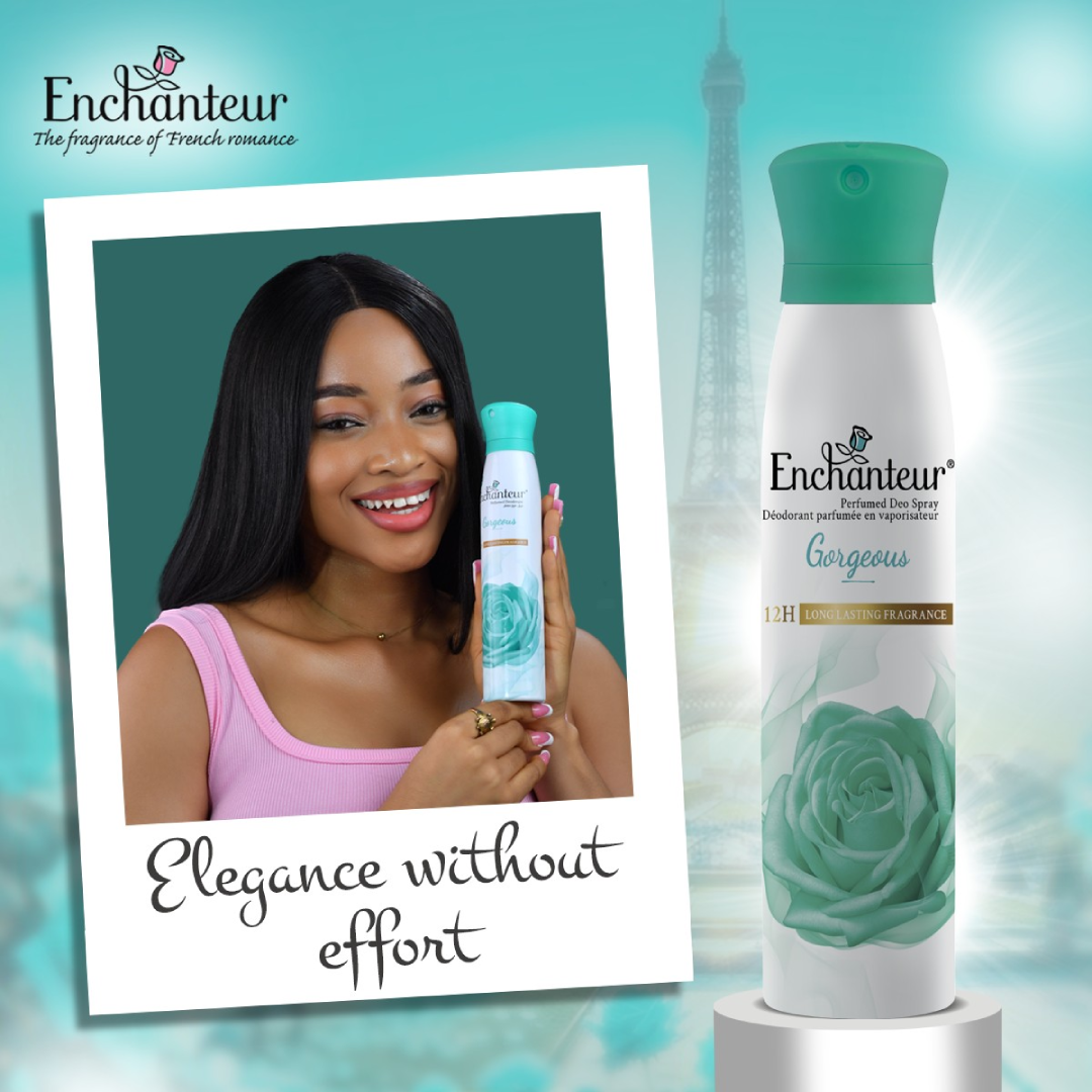 Enchanteur Gorgeous Perfumed Deo Spray for Women 150ml