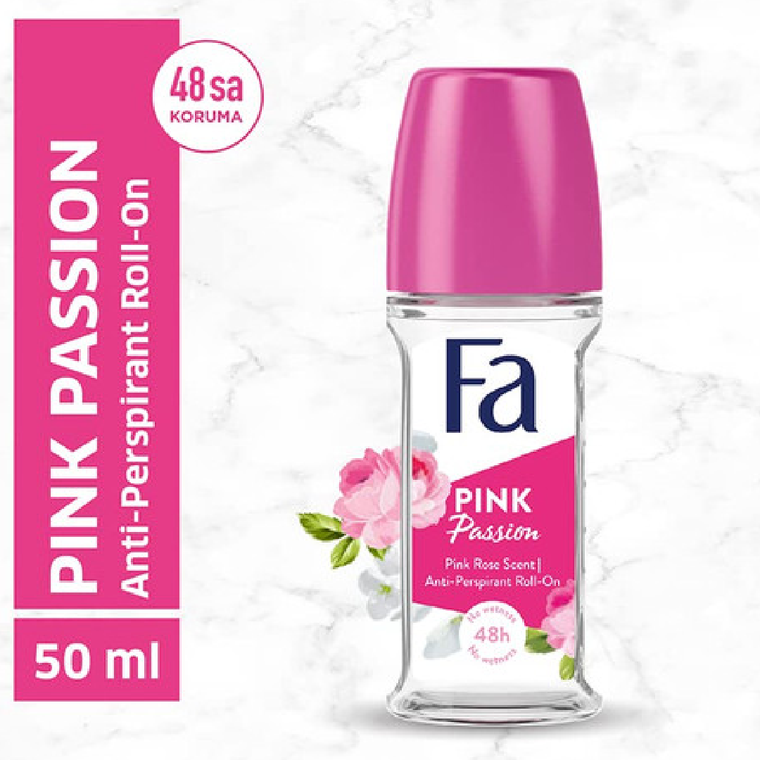 FA Pink Passion Rose Roll-On Deodorant 50ml