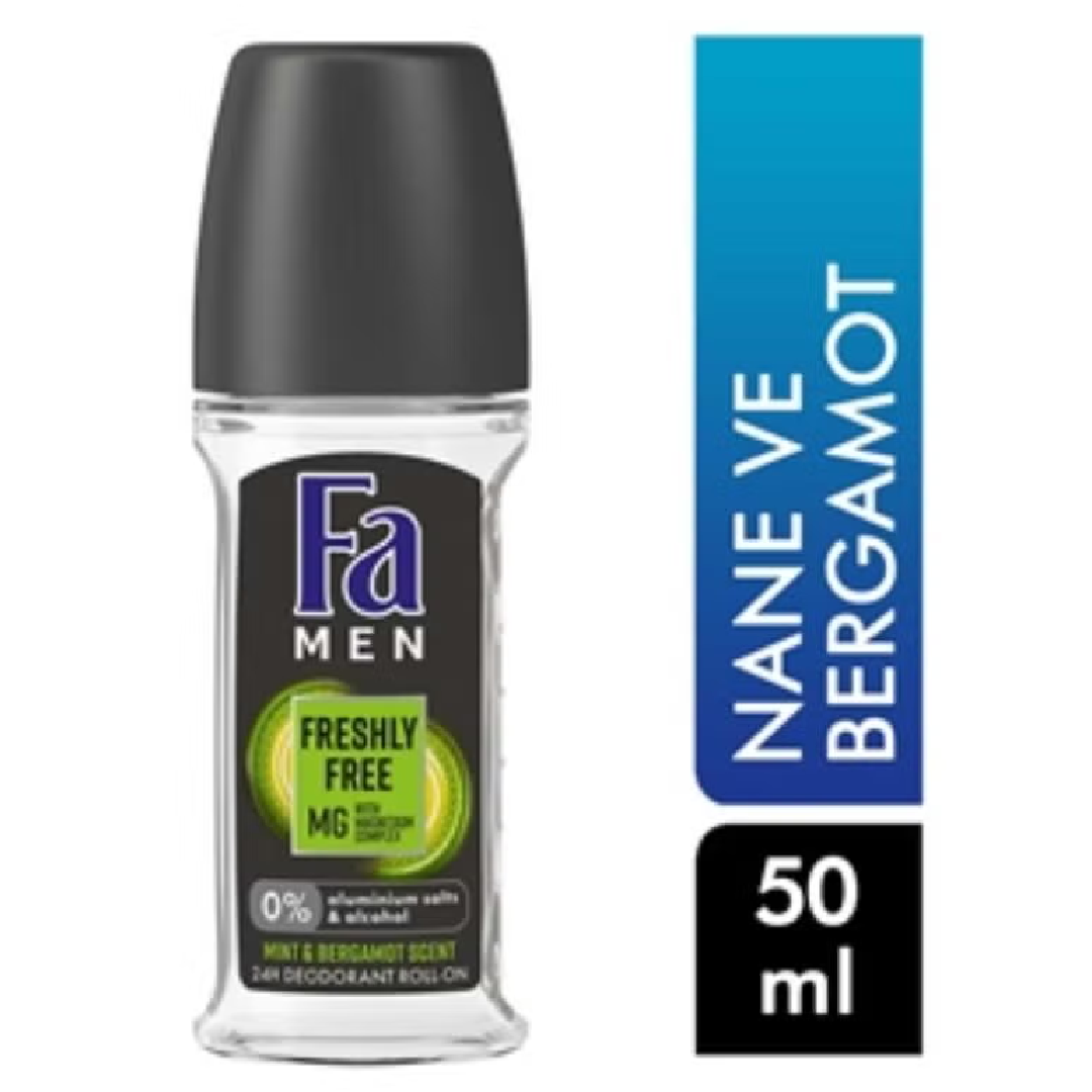 FA Roll-On Mint & Bergamot Deodorant for Men 50ml
