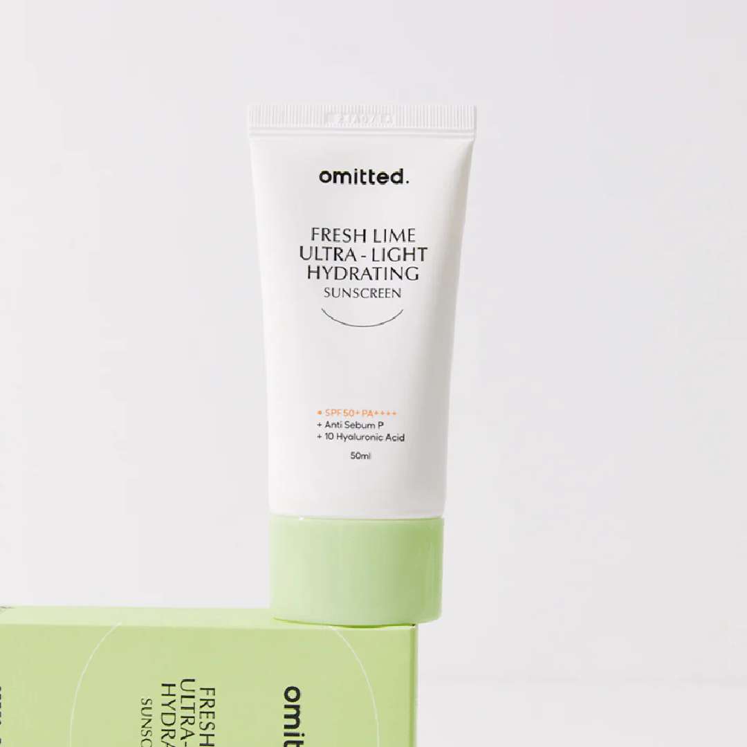 Omitted Fresh Lime Glow Moisture Sunscreen SPF50+ PA++++ (50ml)