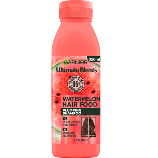 Garnier Ultimate Blends Water Melon Hair Food Plumping Shampoo 350ml