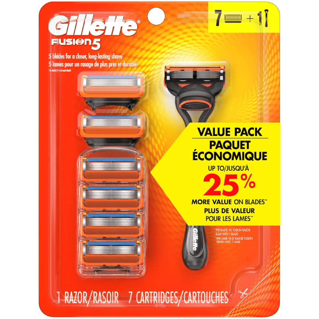 Gillette Fusion5 Men’s Razor – 1 Handle + 6 Blades