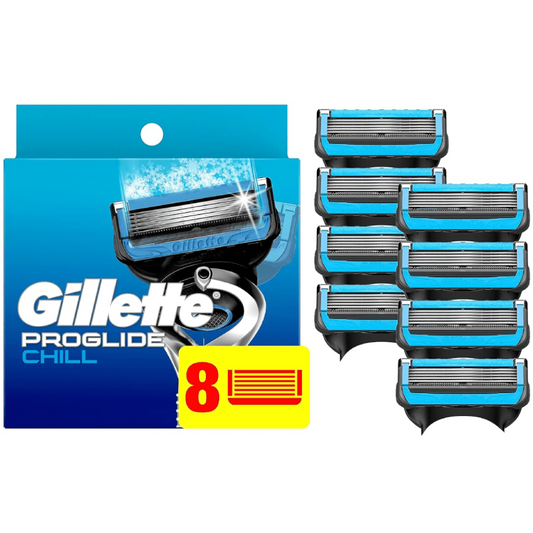 Gillette ProGlide Chill Razor Refills 8 Pack