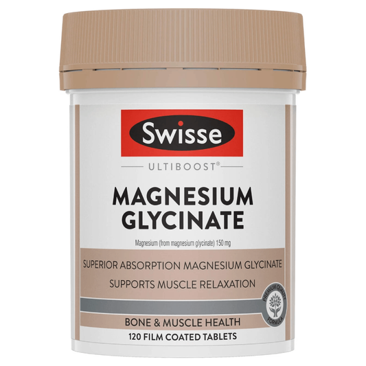Swisse Ultiboost Magnesium Glycinate 120 Tablets