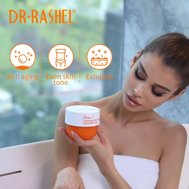 Dr Rashel Vitamin C Face & Body Scrub 250g
