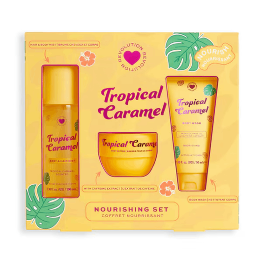 I Heart Revolution Tropical Caramel Bath &amp; Body Gift Set