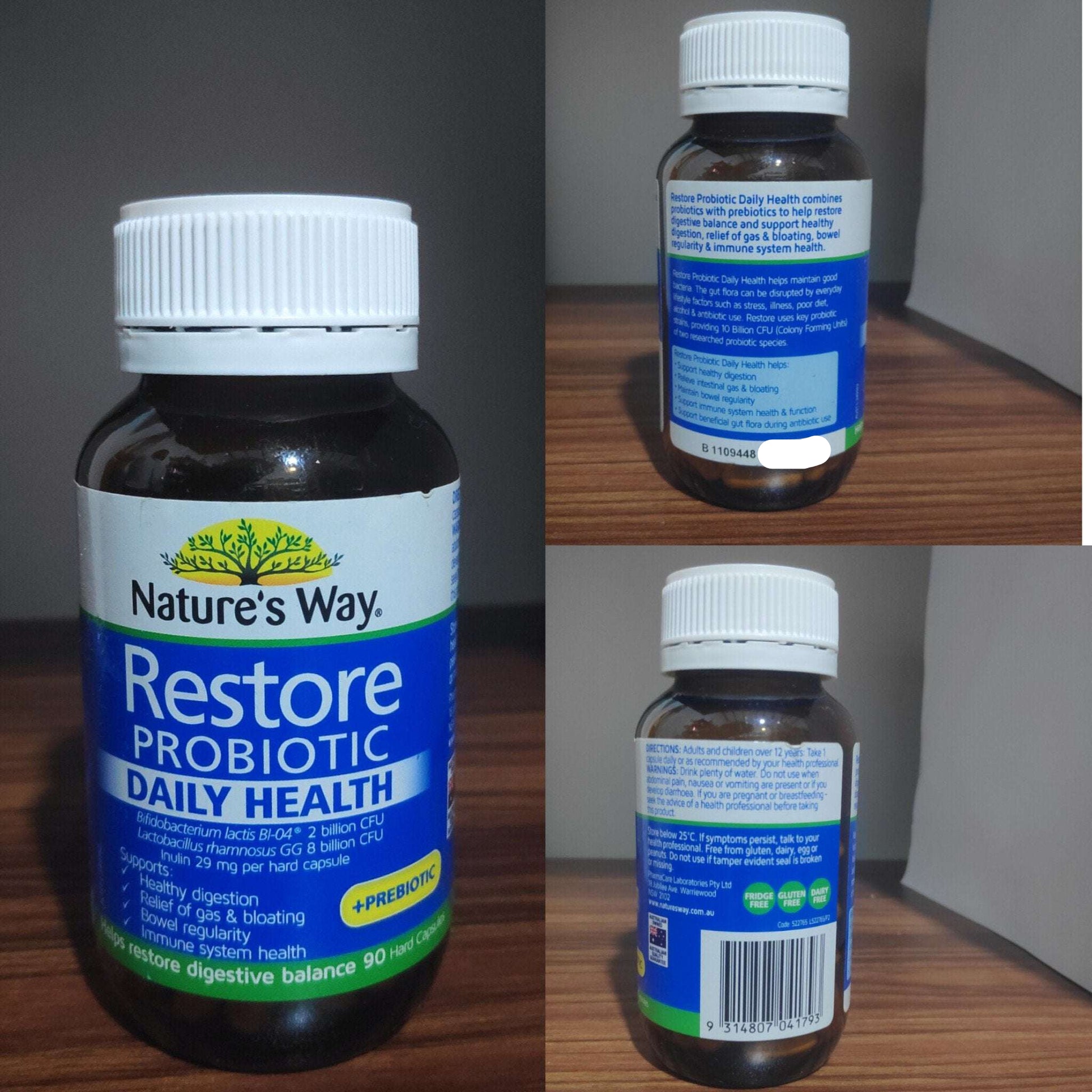 Nature’s Way Restore Probiotic Daily Health 90 Capsules