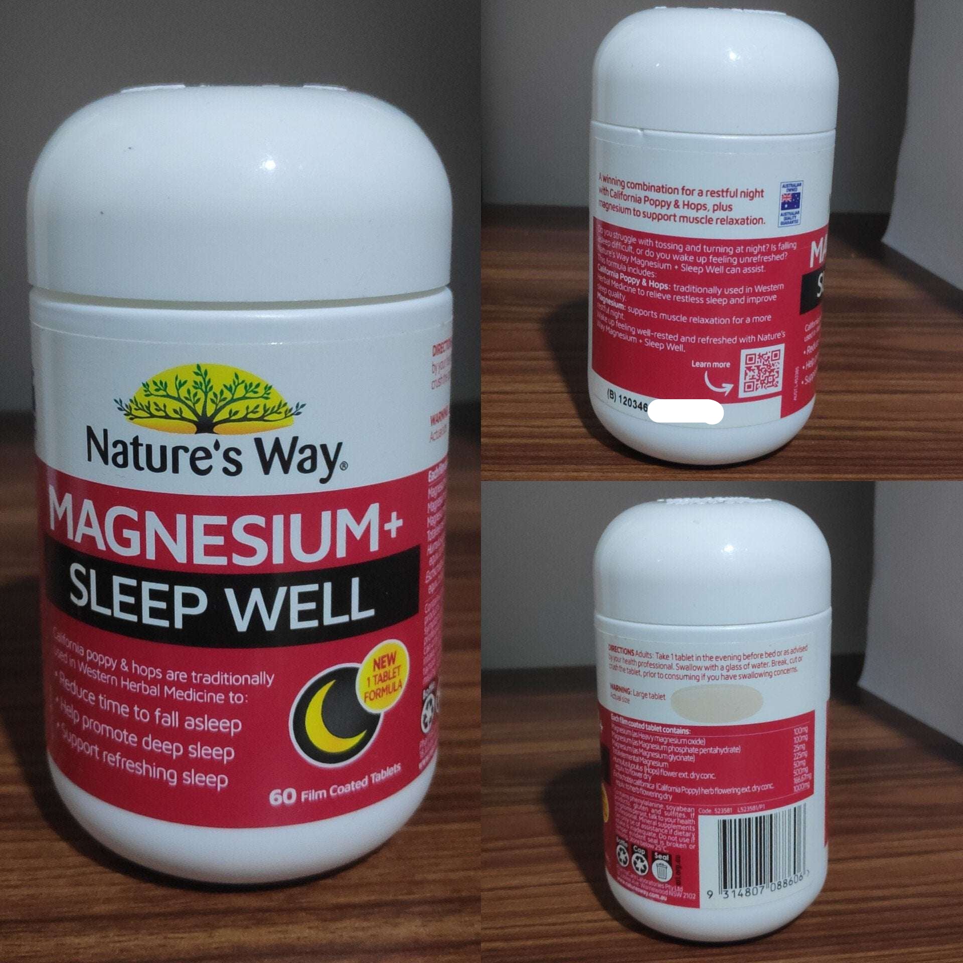 Nature’s Way Magnesium + Sleep Well 60 Tablets