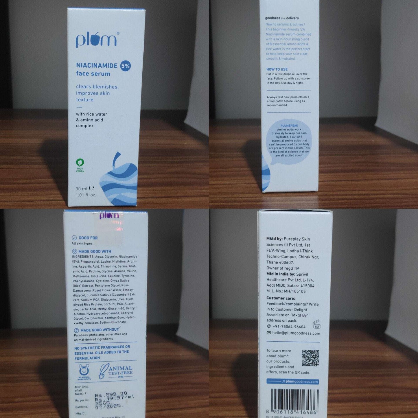 Plum 5% Niacinamide Face Serum (30ml)