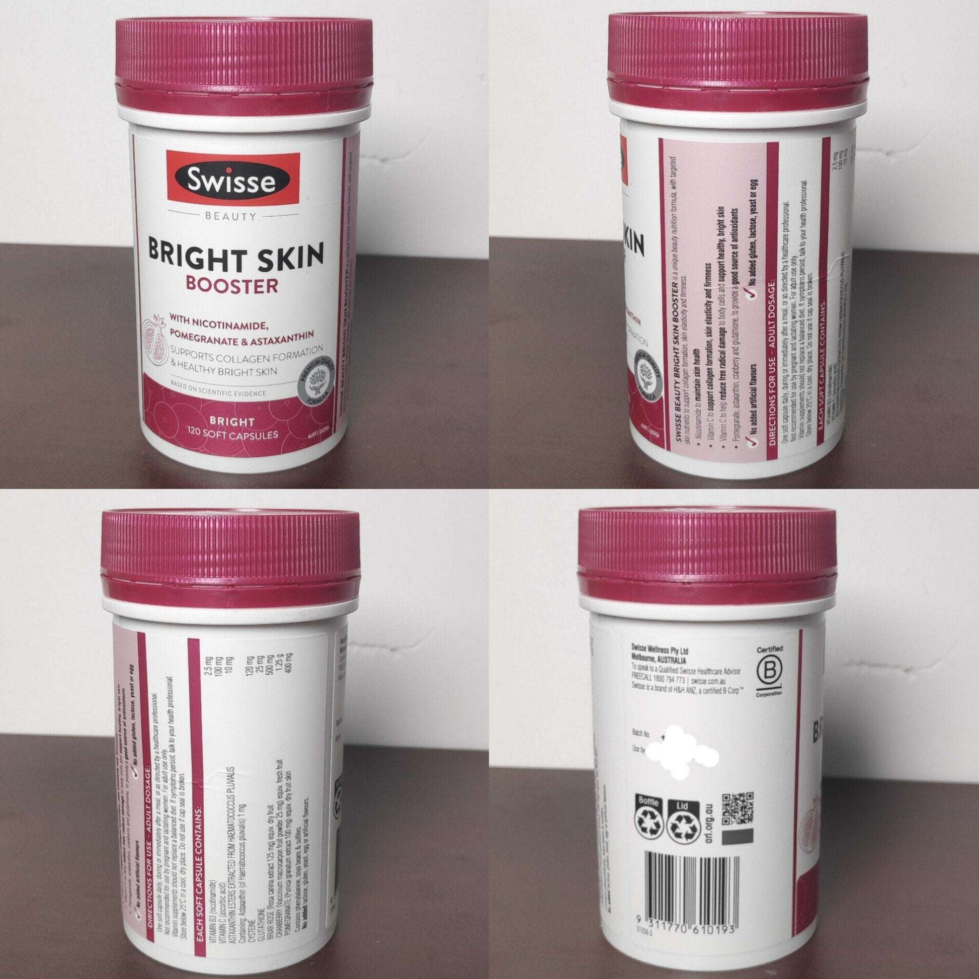 Swisse Bright Skin Booster 120 Capsules
