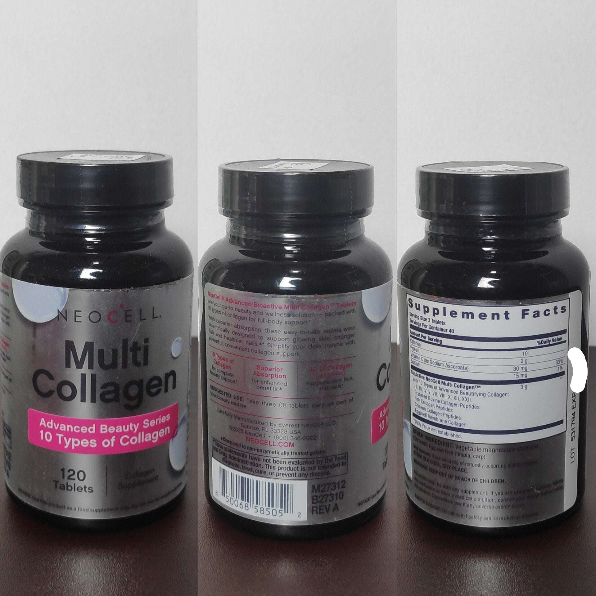 NeoCell Multi Collagen Advanced Beauty Series – 120 Tablets