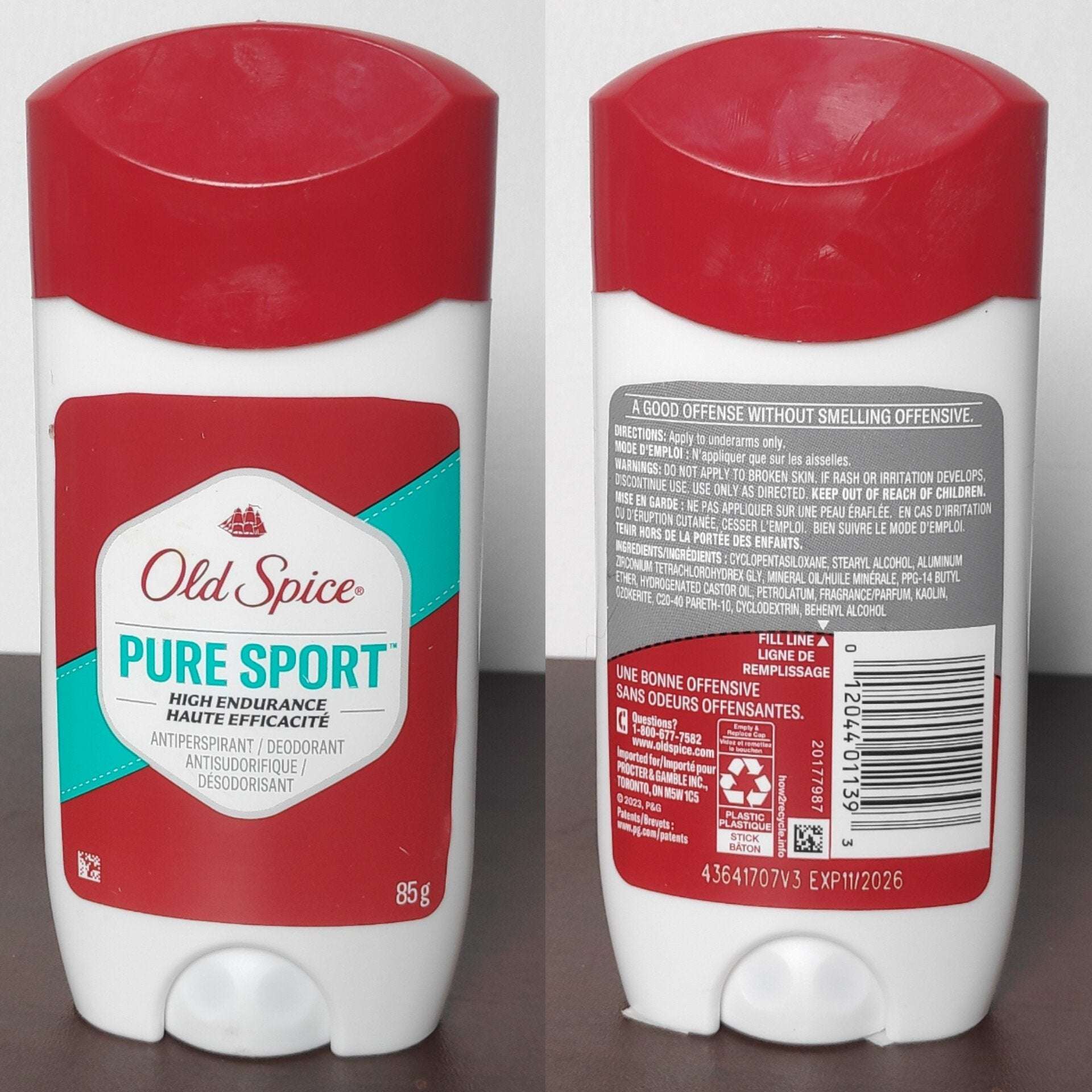 Old Spice Pure Sport High Endurance Deodorant 85g