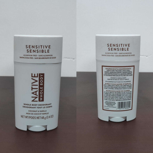 Native Coconut &  Vanilla Whole Body Deodorant