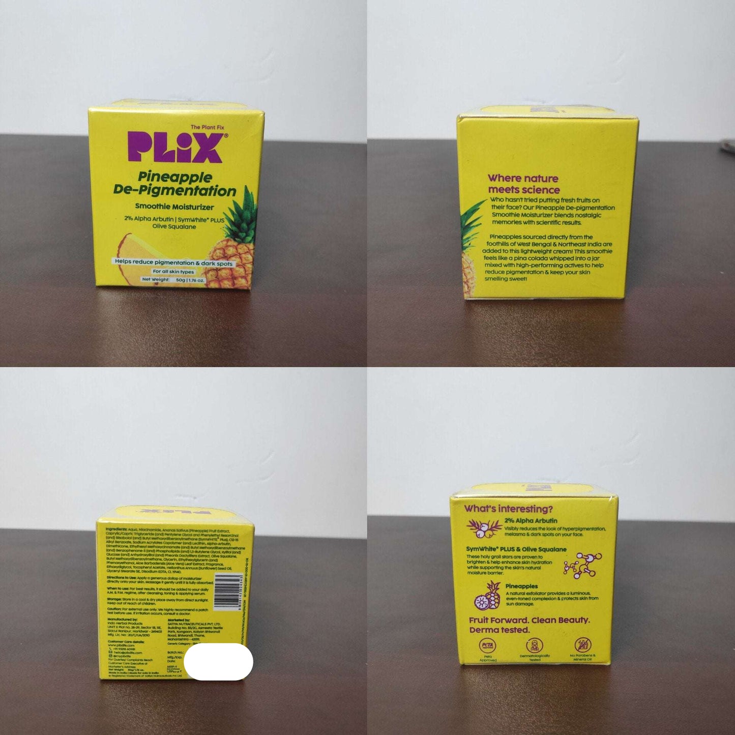 PLIX The Plant Fix Pineapple Depigmentation Face Cream 50g