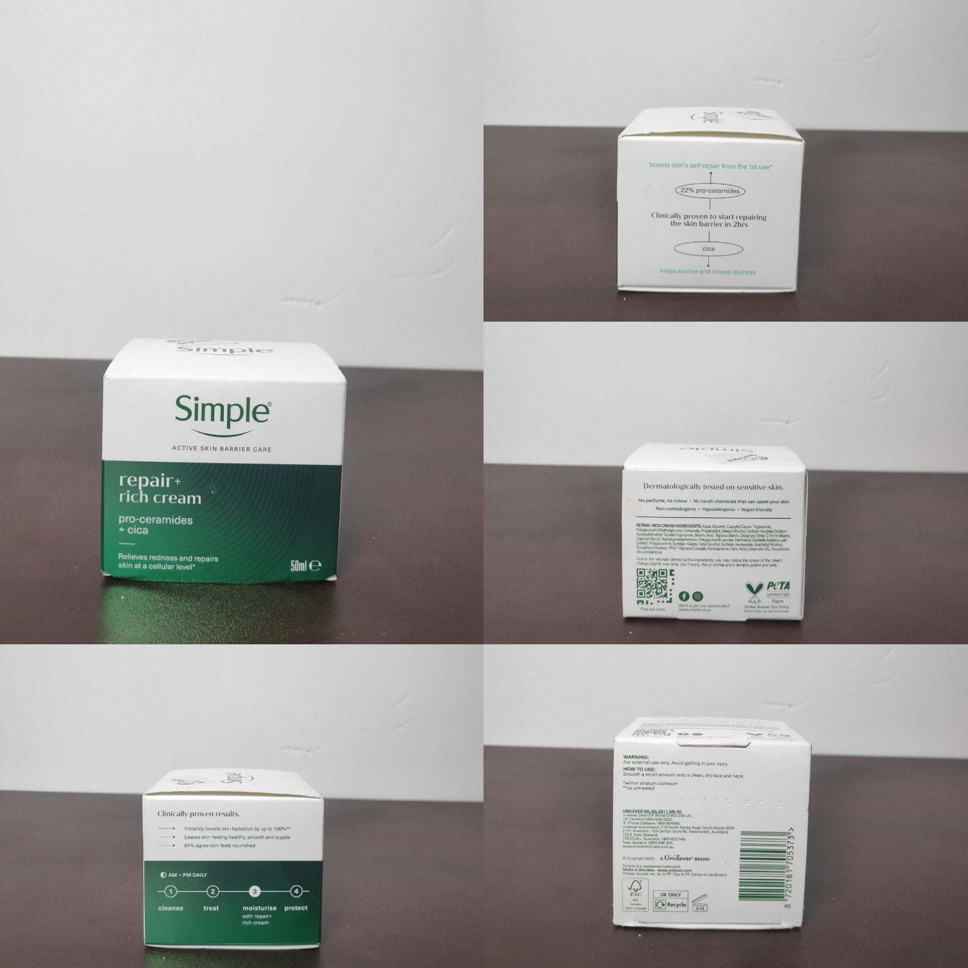 Simple Repair+ Rich Cream 50ml