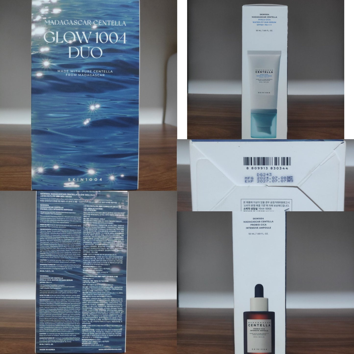 Skin1004 Madagascar Centella Glow 1004 Duo (50ml + 50ml)
