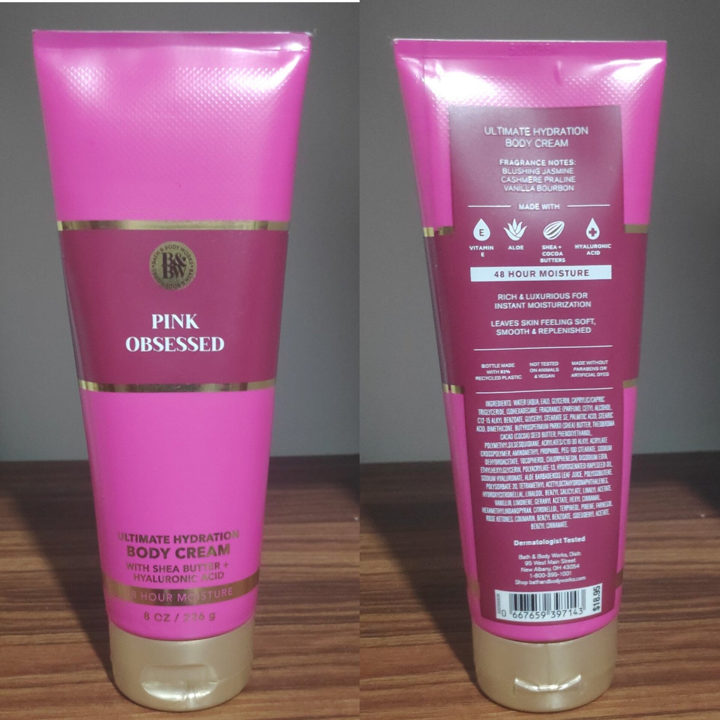Bath & Body Works Pink Obsessed Body Cream (226g)
