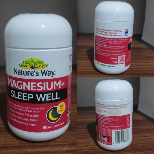Nature’s Way Magnesium + Sleep Well 60 Tablets