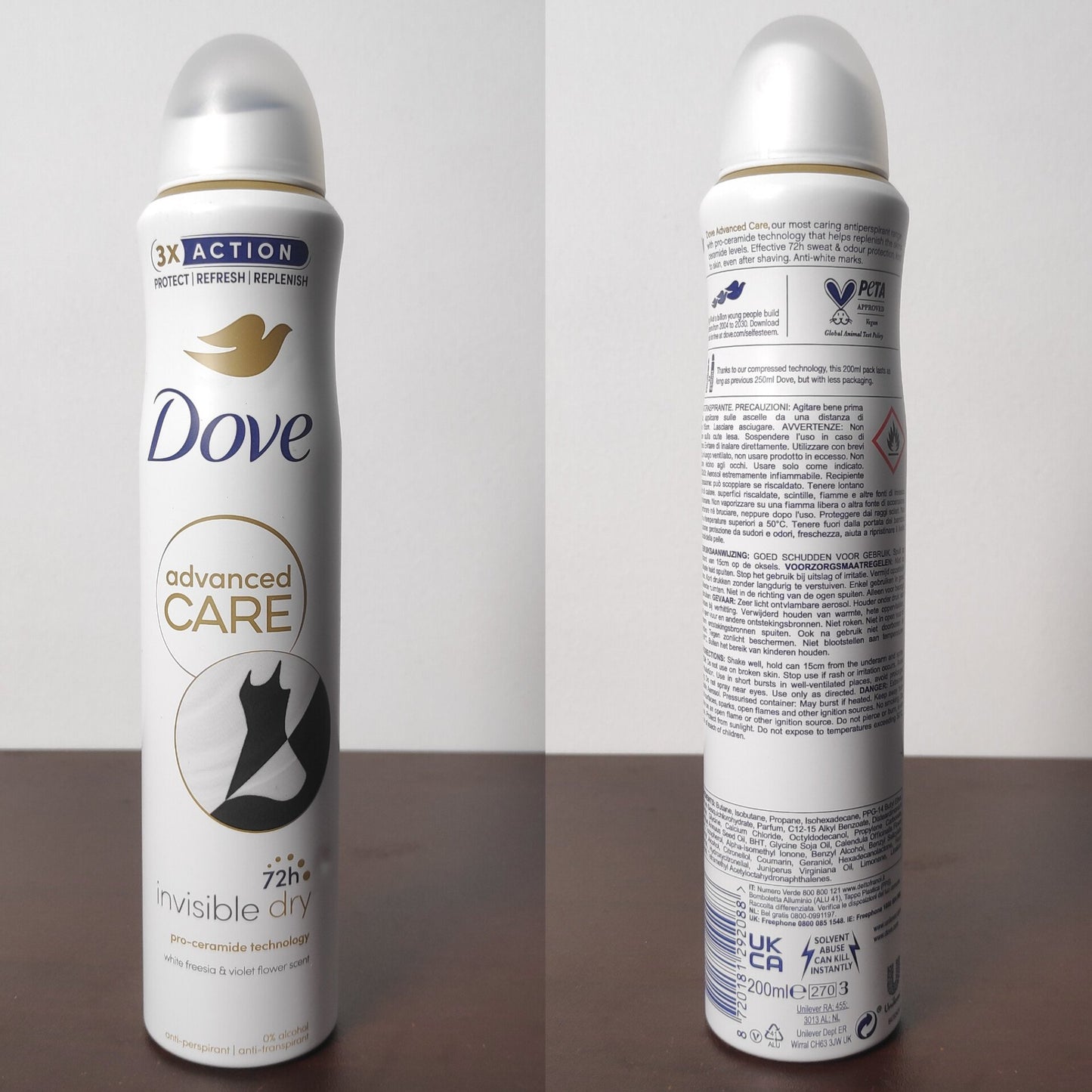 Dove Invisible Dry Deodorant Spray 200ml
