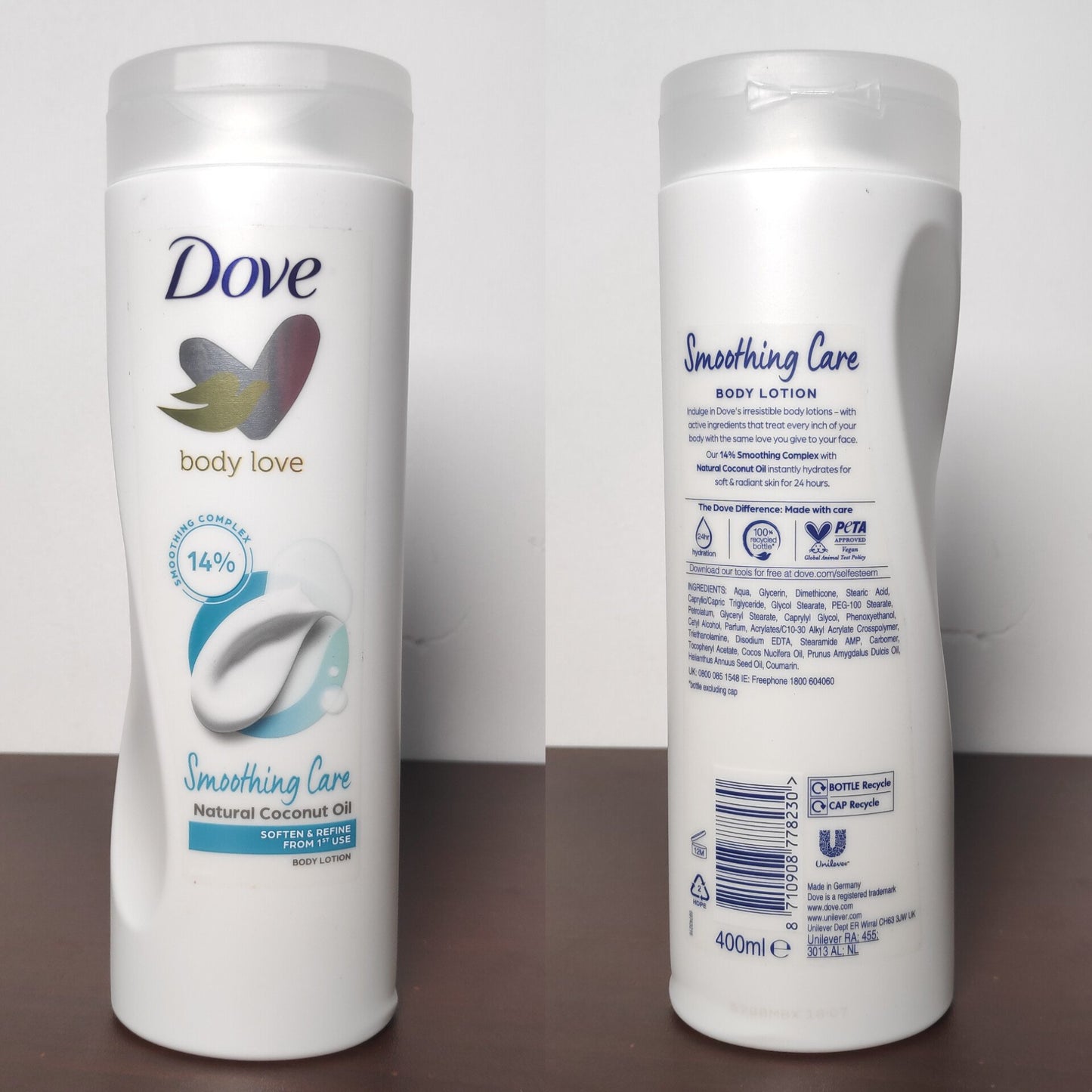 Dove Coconut Almond Body Lotion 400ml