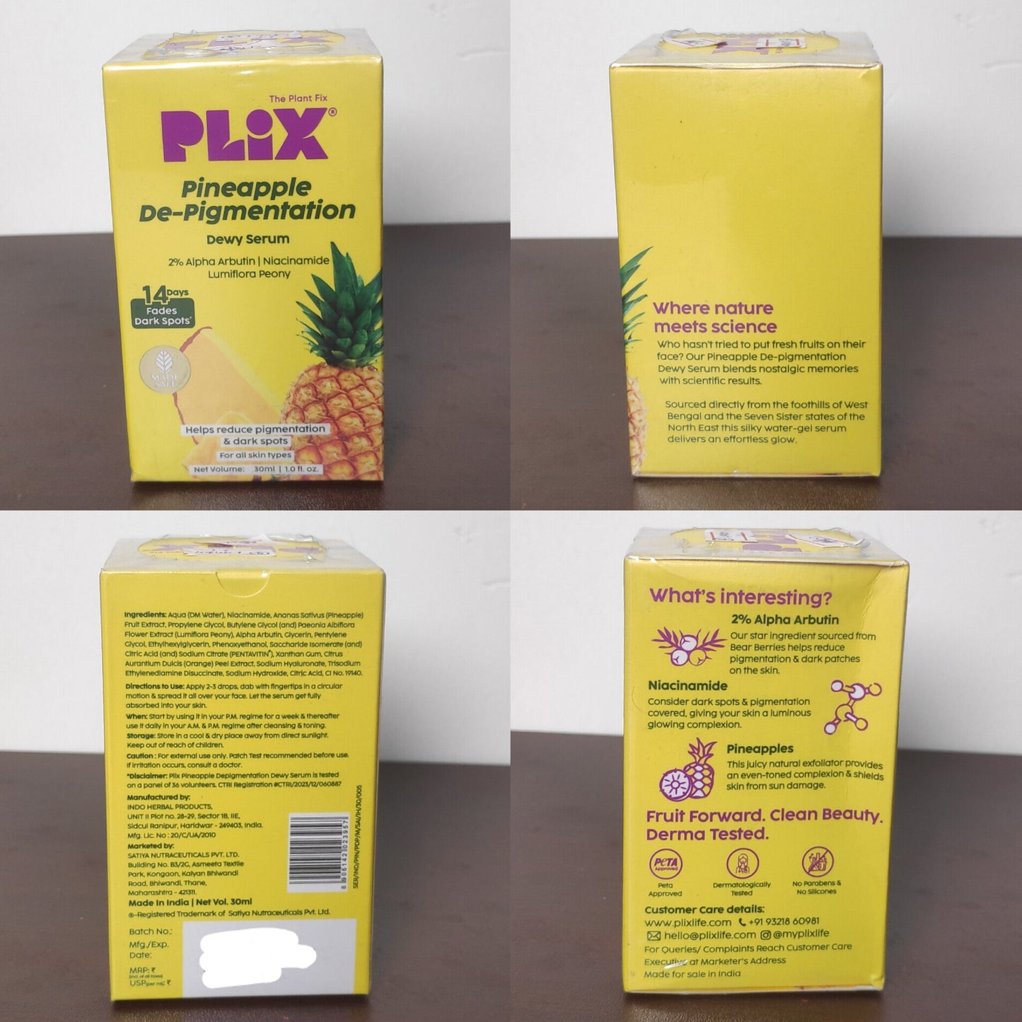 PLIX Pineapple De-Pigmentation Dewy Serum 30ml