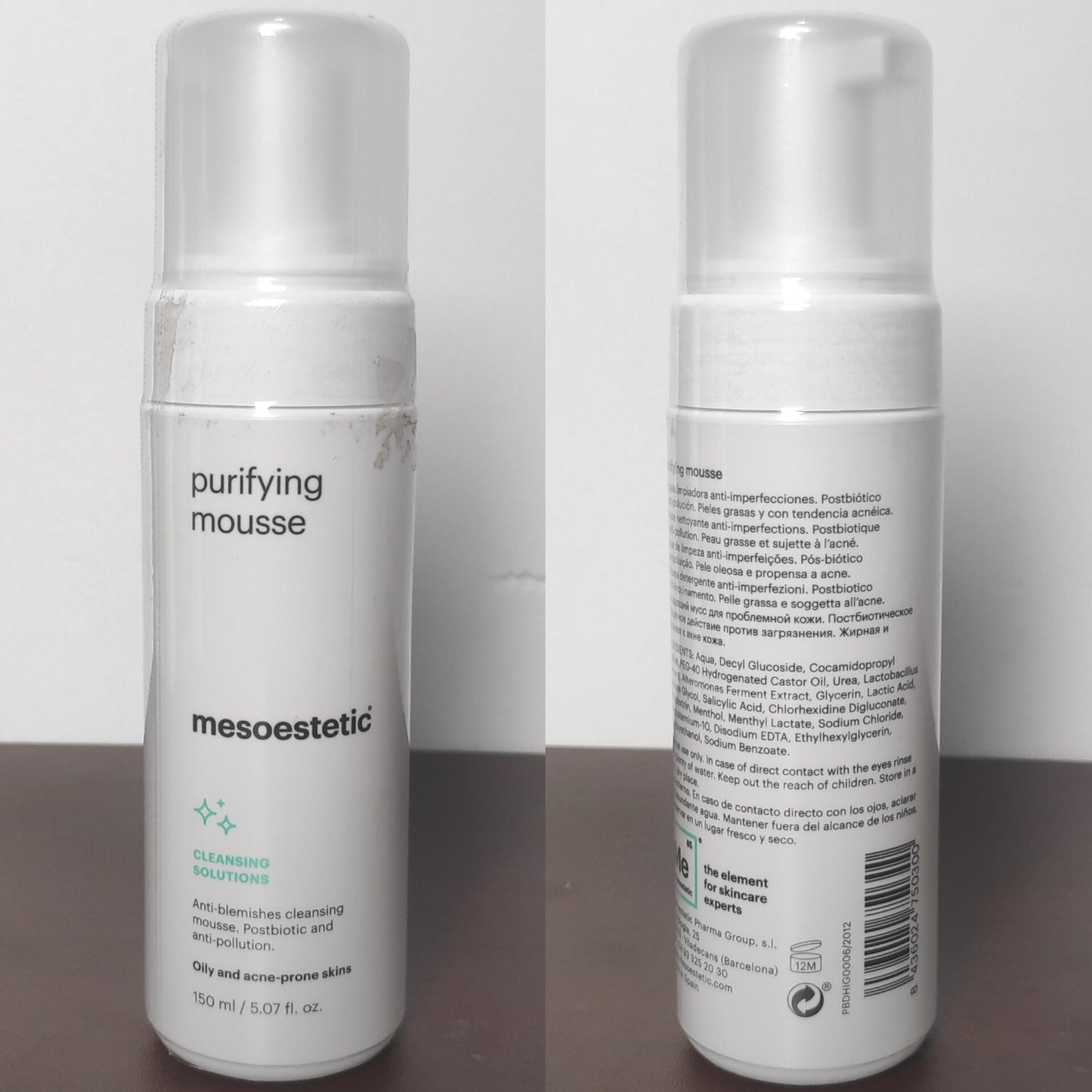 Mesoestetic Purifying Mousse 150ml