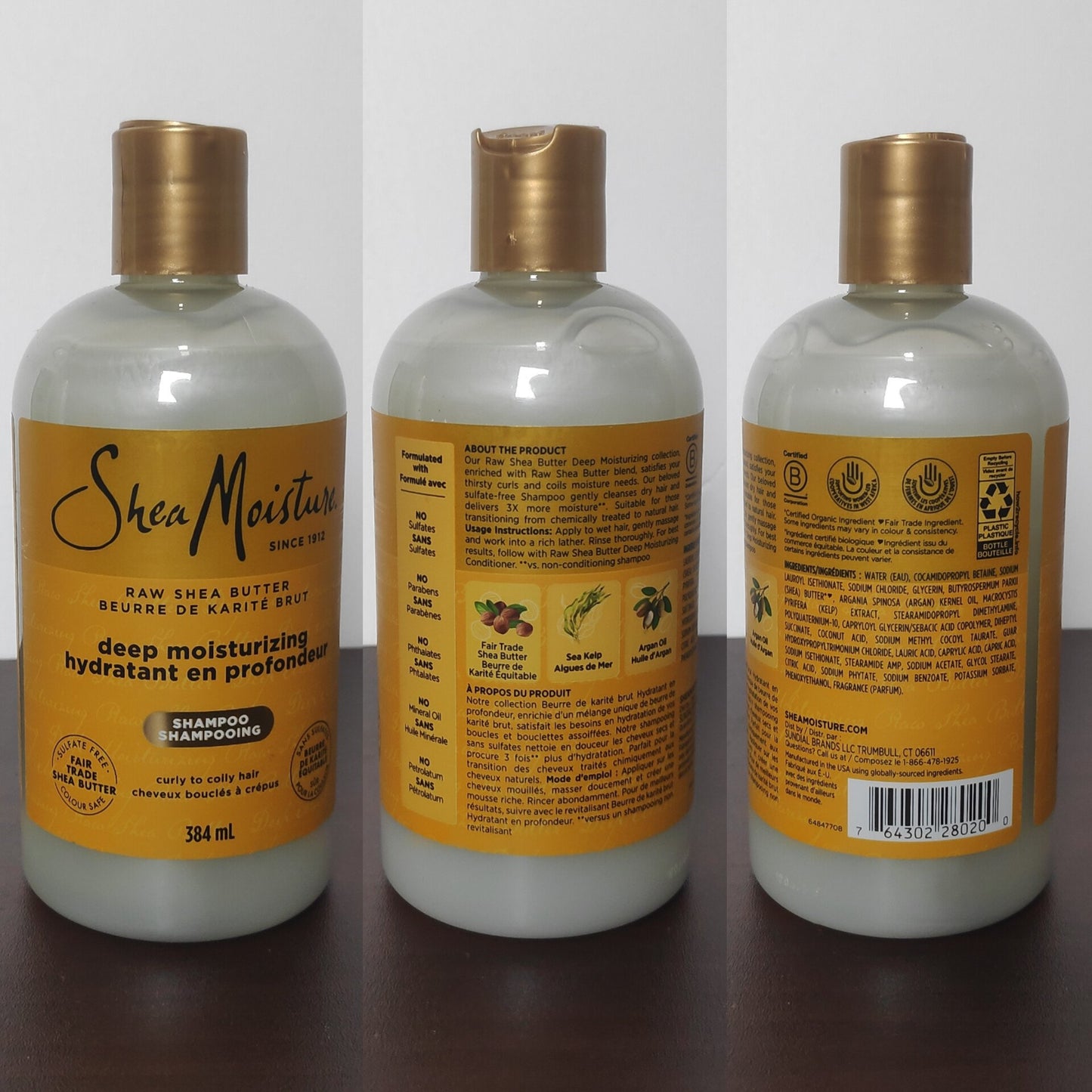 SheaMoisture Raw Shea Butter Deep Moisturizing Shampoo 384ml