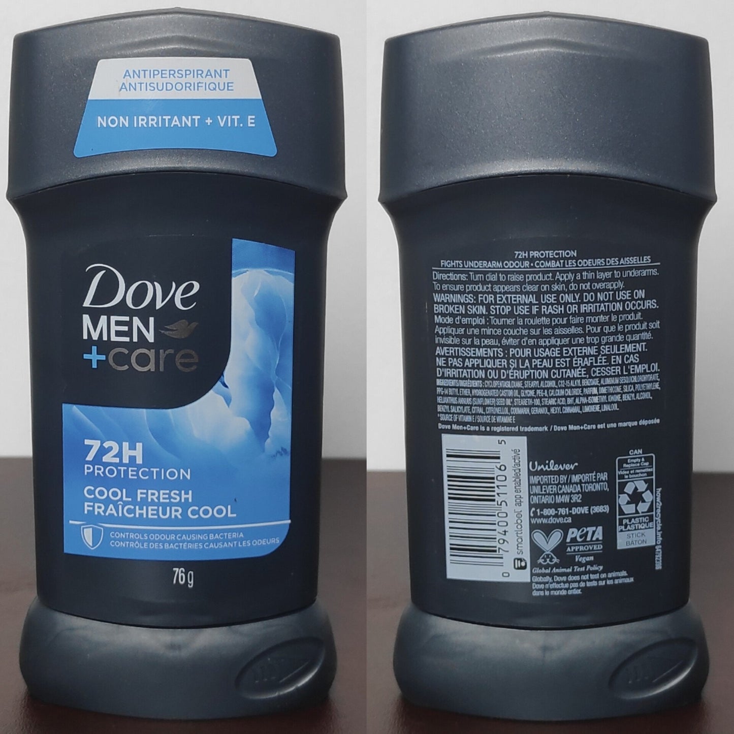 Dove Men+Care Aqua Fresh Antiperspirant Stick 76g