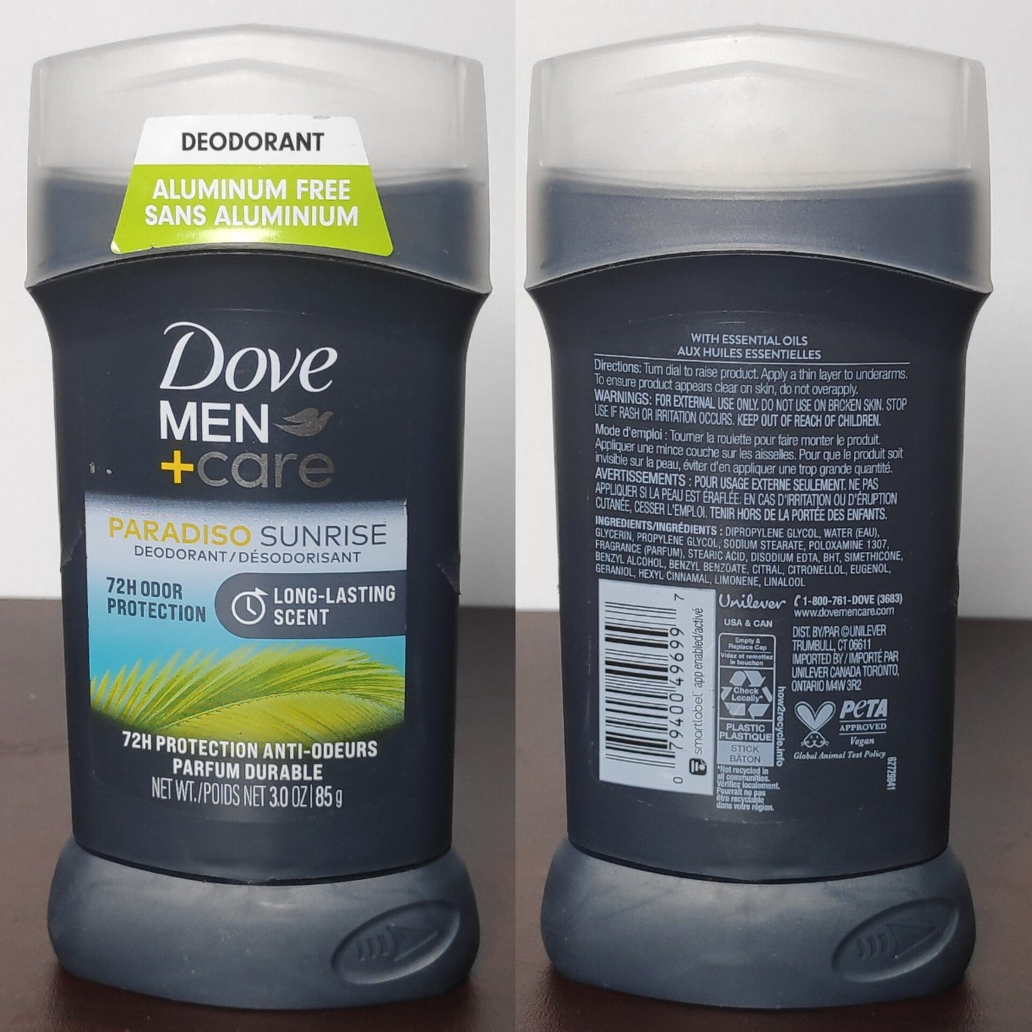 Dove Men+Care Paradiso Sunrise Deodorant Stick 85g