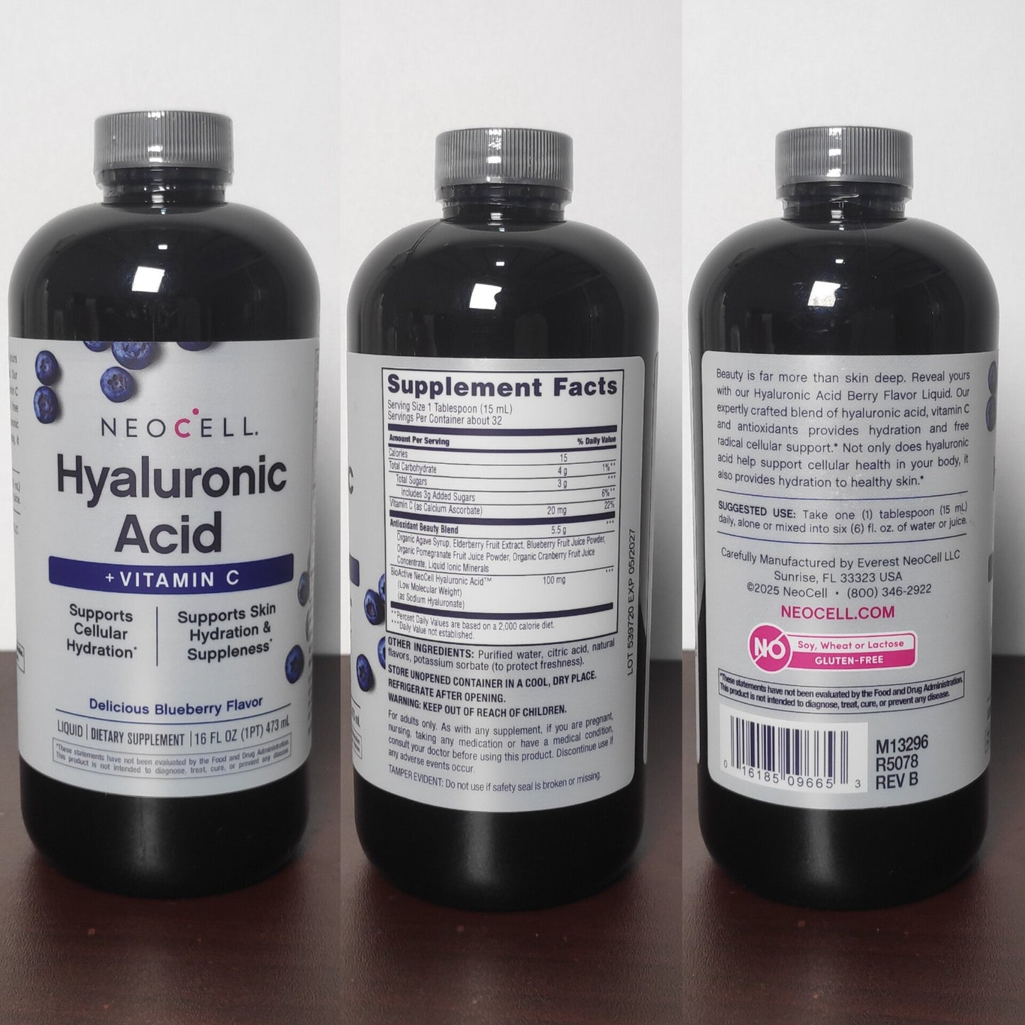 Neocell Liquid Hyaluronic Acid + Vitamin C 473ml