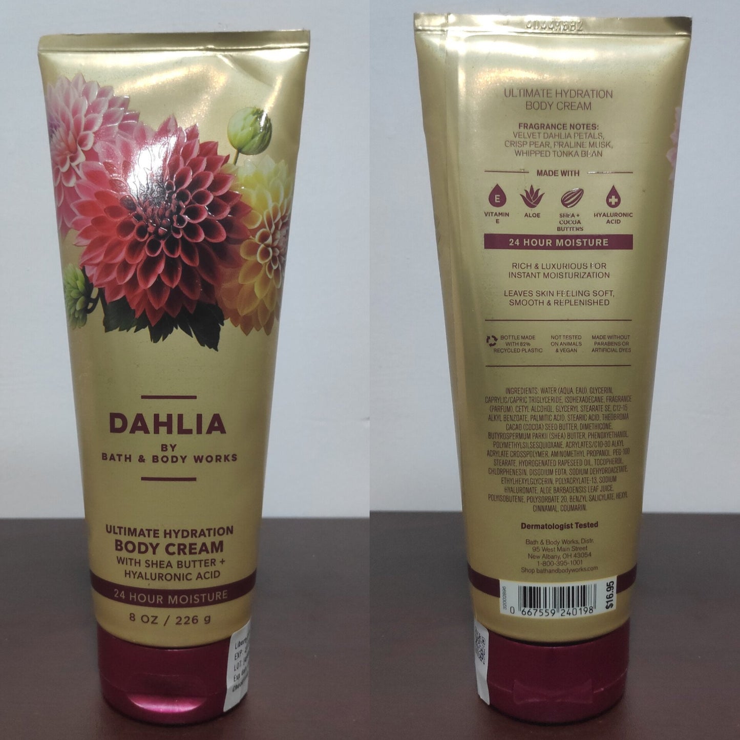 Dahlia Ultimate Hydration Body Cream – 8 oz