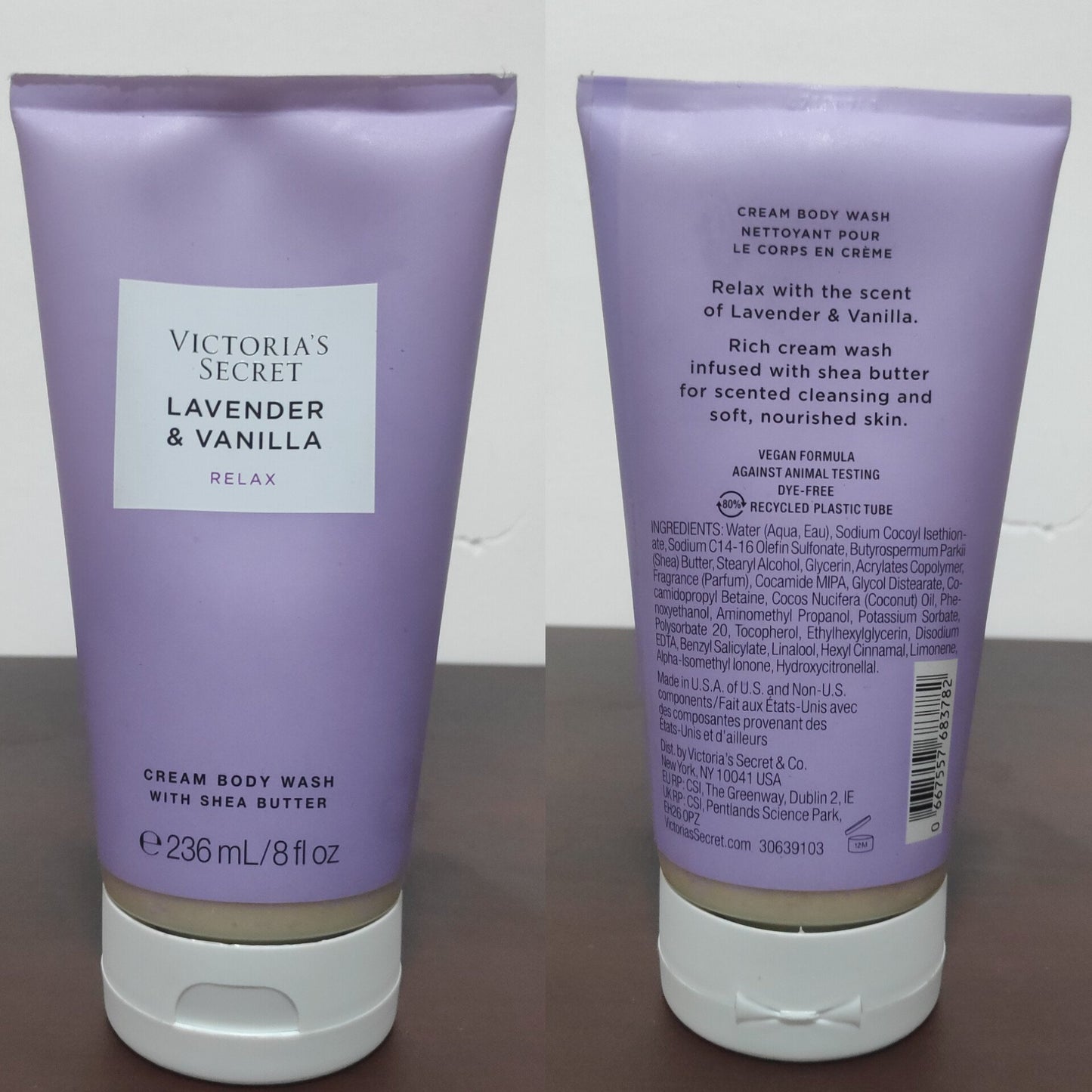 Victoria’s Secret Lavender Vanilla Relax Cream Body Wash (236 ml)