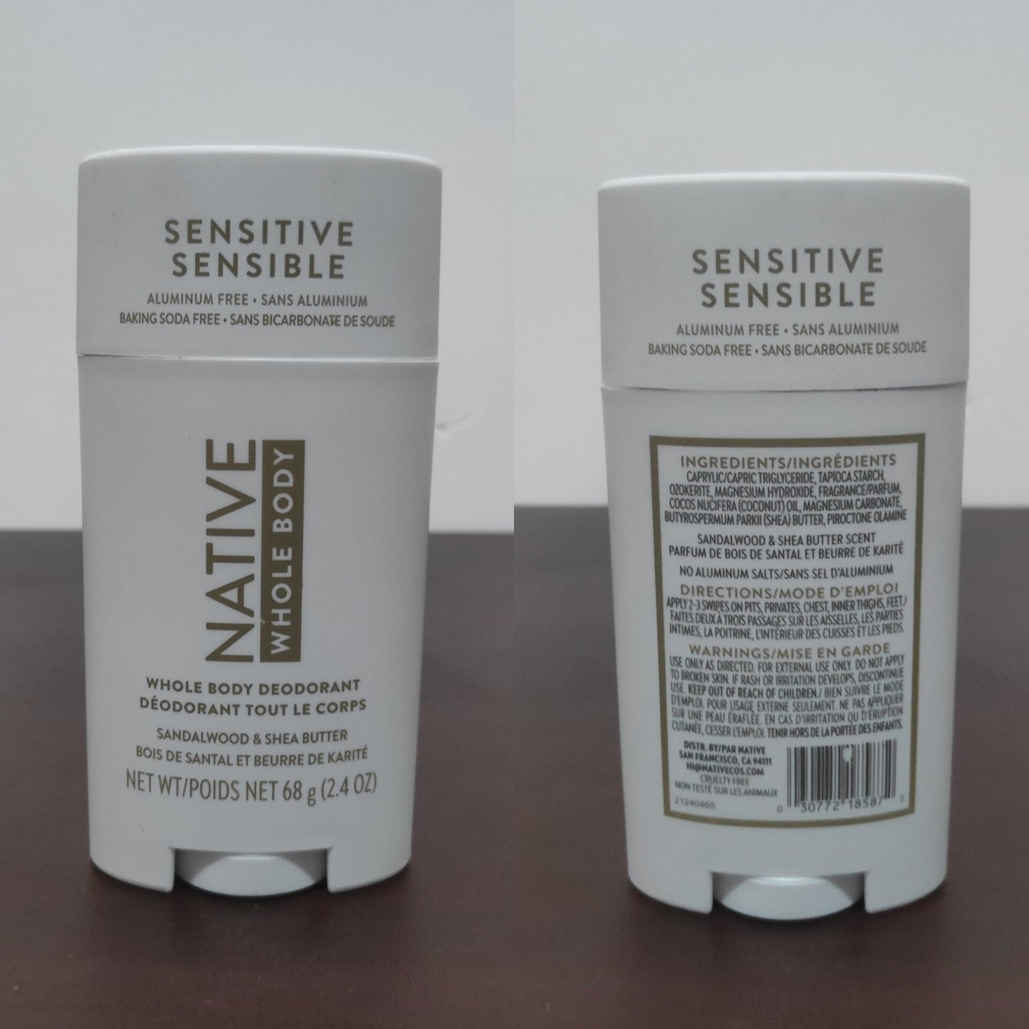 Native Sandalwood & Shea Butter Whole Body Deodorant (68 g)