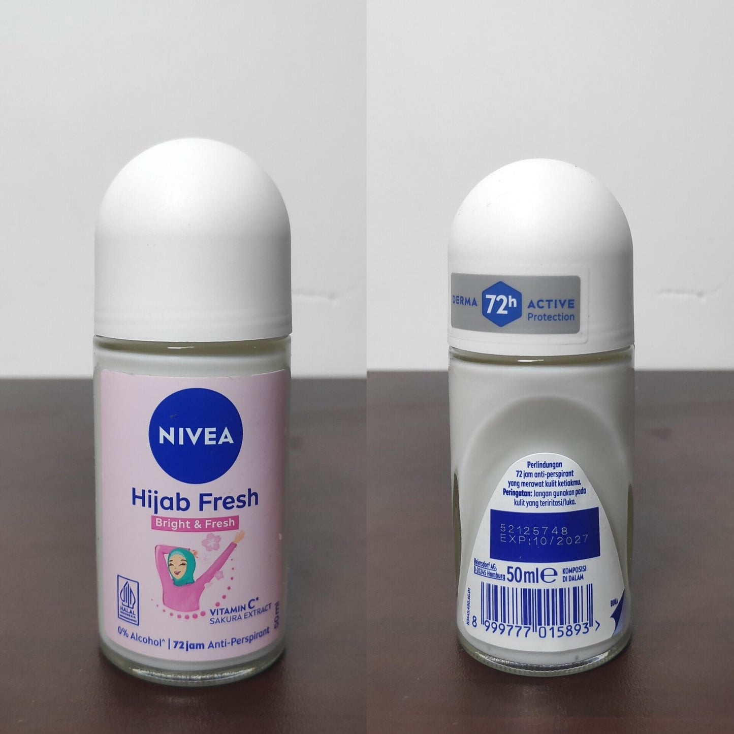 NIVEA Brightening Hijab Fresh Deodorant Roll-On – 50ml