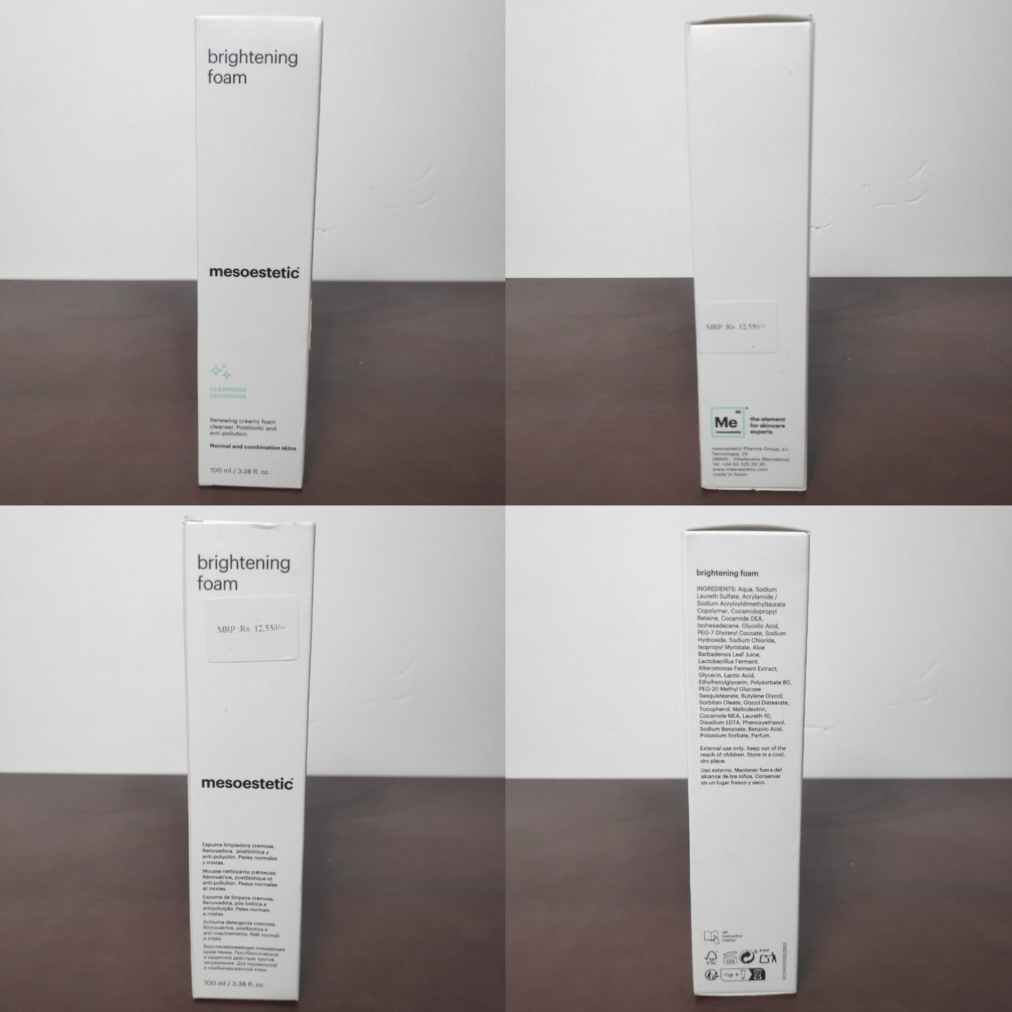 Mesoestetic Brightening Foam Cleanser 100ml
