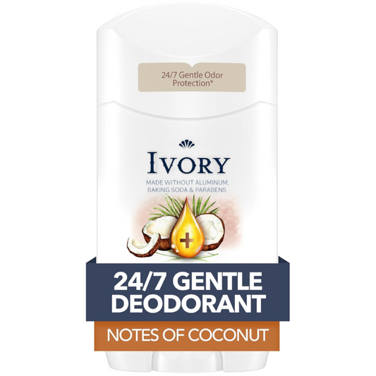 Ivory Aluminum-Free Deodorant – Hint of Coconut 68g