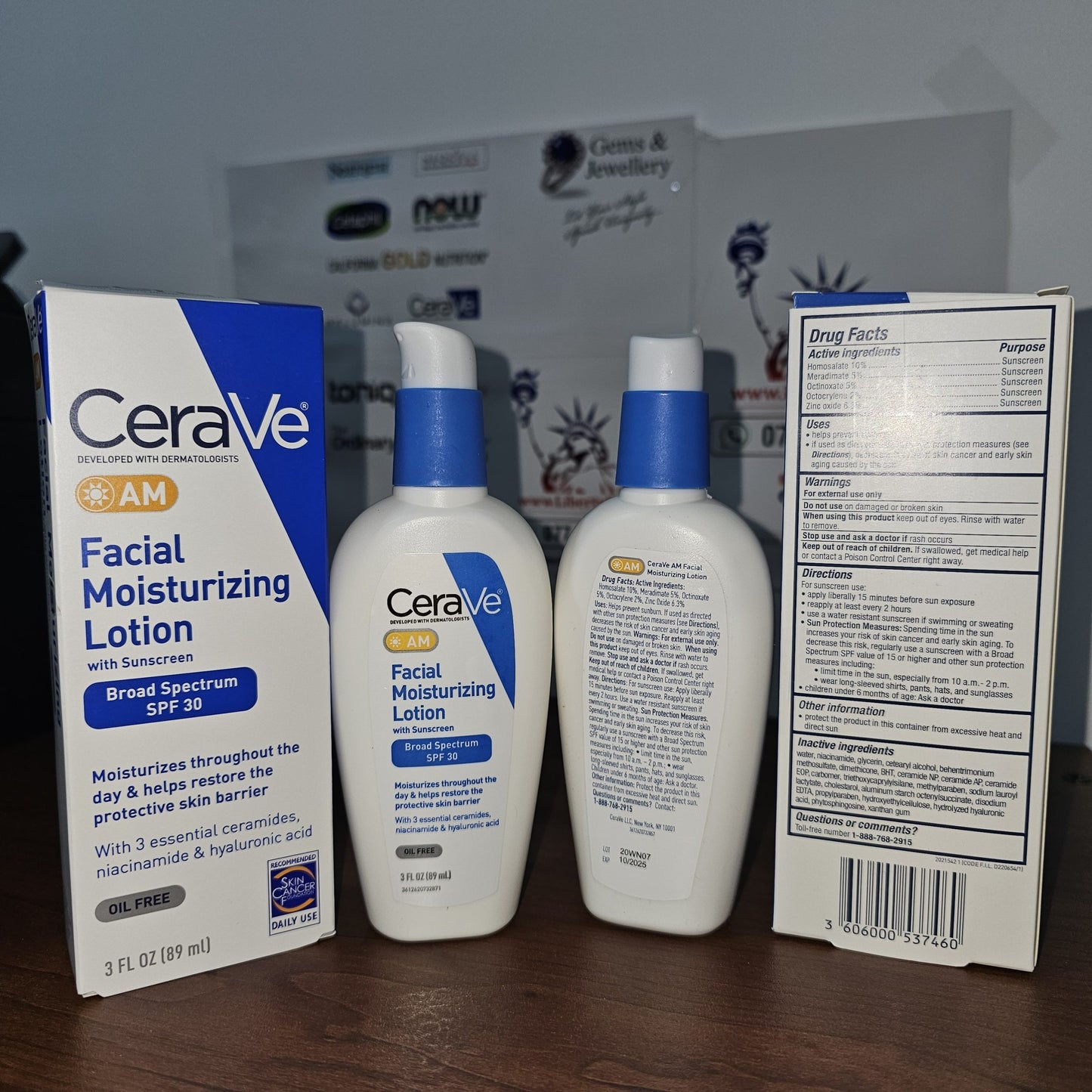 CeraVe AM Facial Moisturizing Lotion SPF 30 for Women & Men 89ml