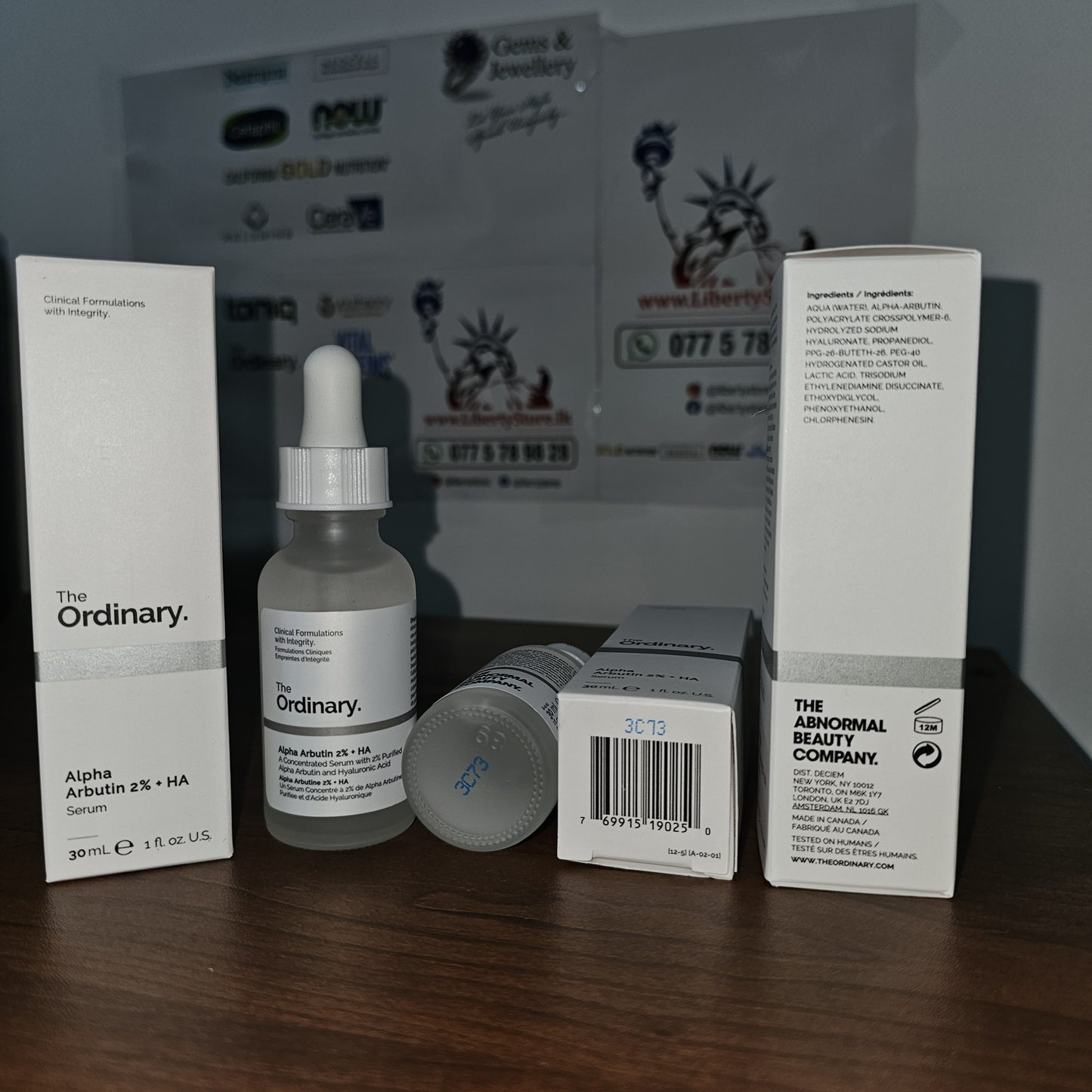 The Ordinary Alpha Arbutin 2% + Hyaluronic Acid Serum