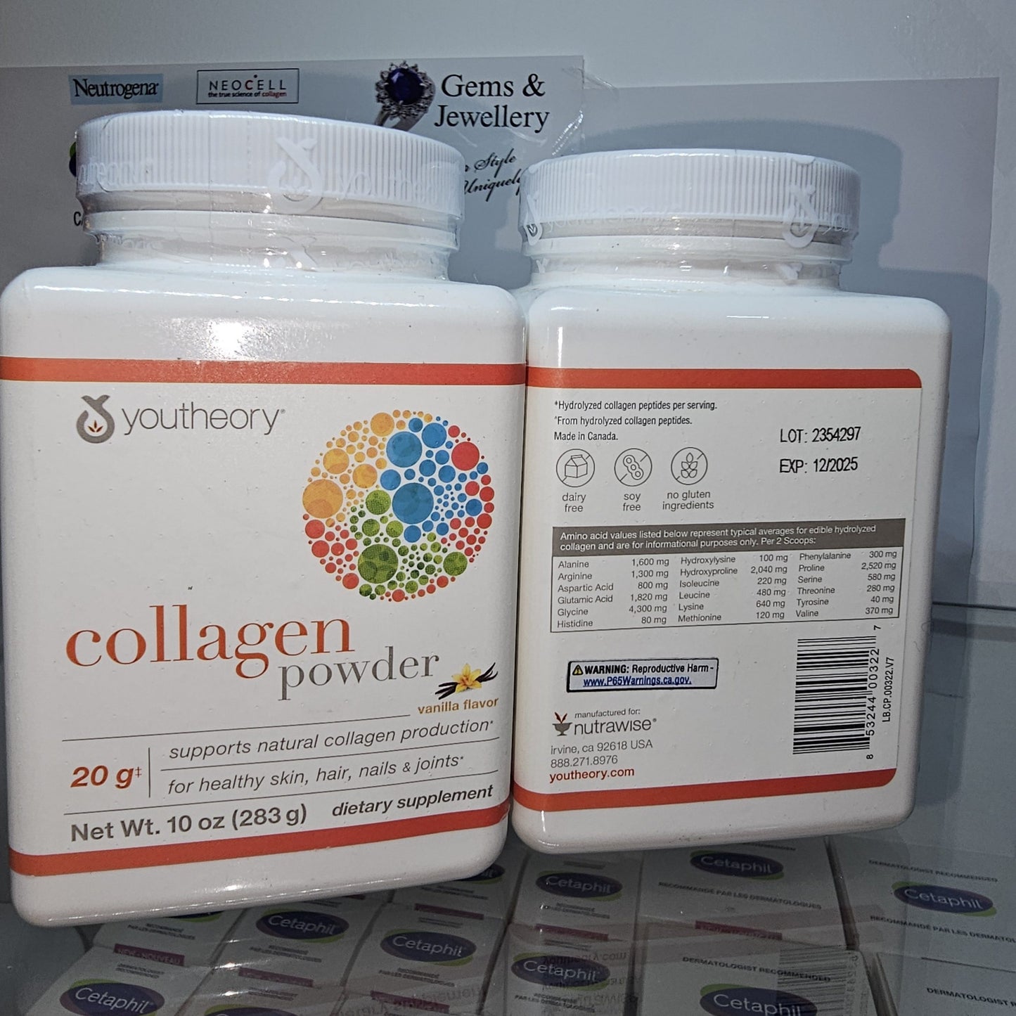 Youtheory Collagen Vanilla Powder 283g