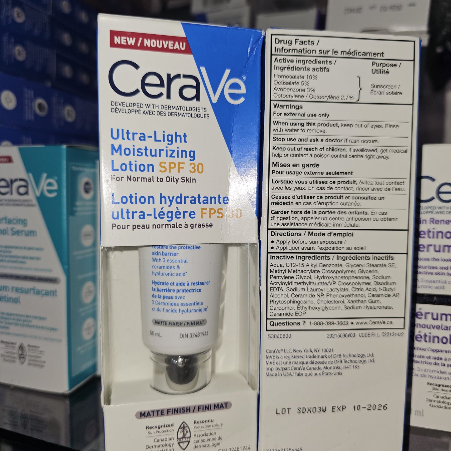 CeraVe Ultra-Light Face Moisturizer SPF 30 – 50ml