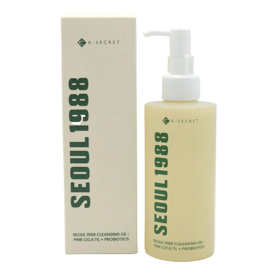K-SECRET SEOUL 1988 Cleansing Oil: Pine Cica 1% + Probiotics (200ml)